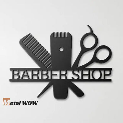 Barber Shop Metal Sign - Metal WOW