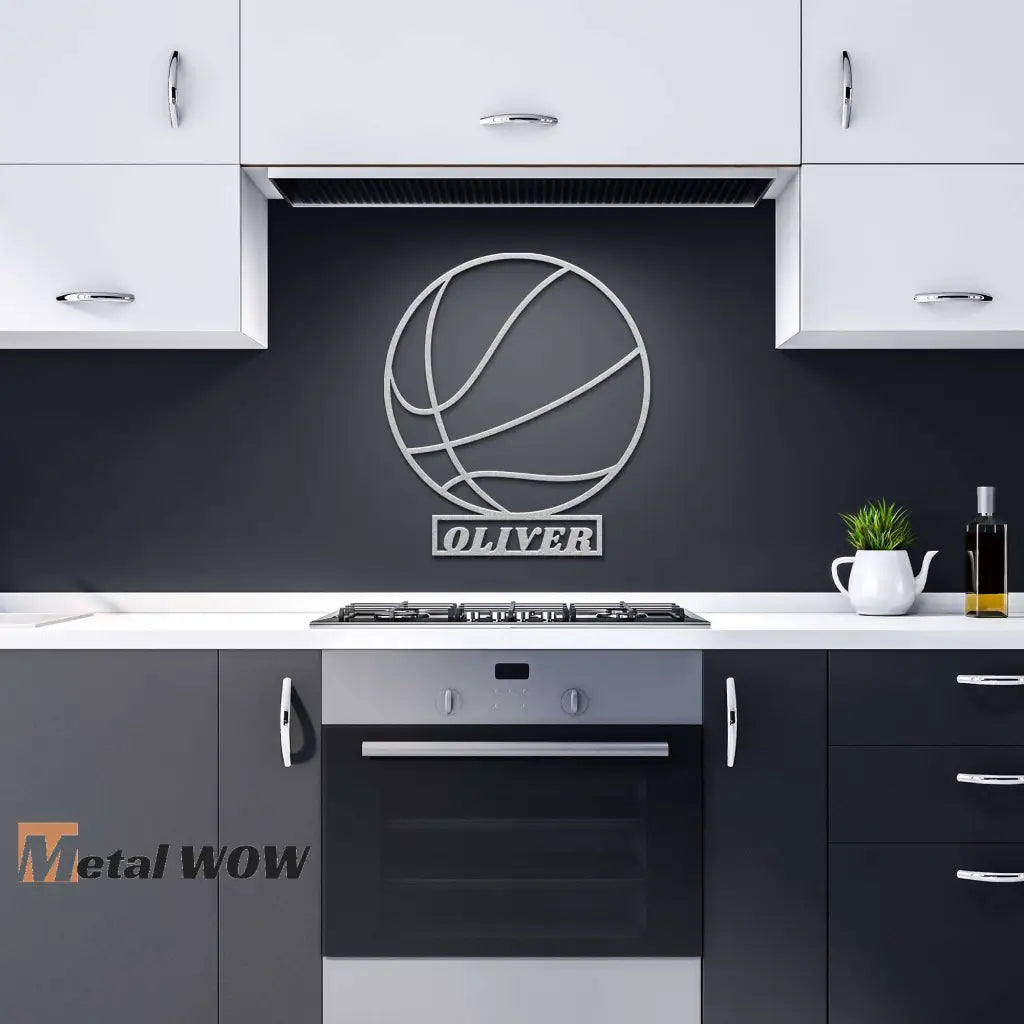 Custom Basketball Metal Sign - Metal WOW