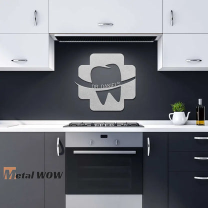 Custom Dentist Metal Sign - Metal WOW