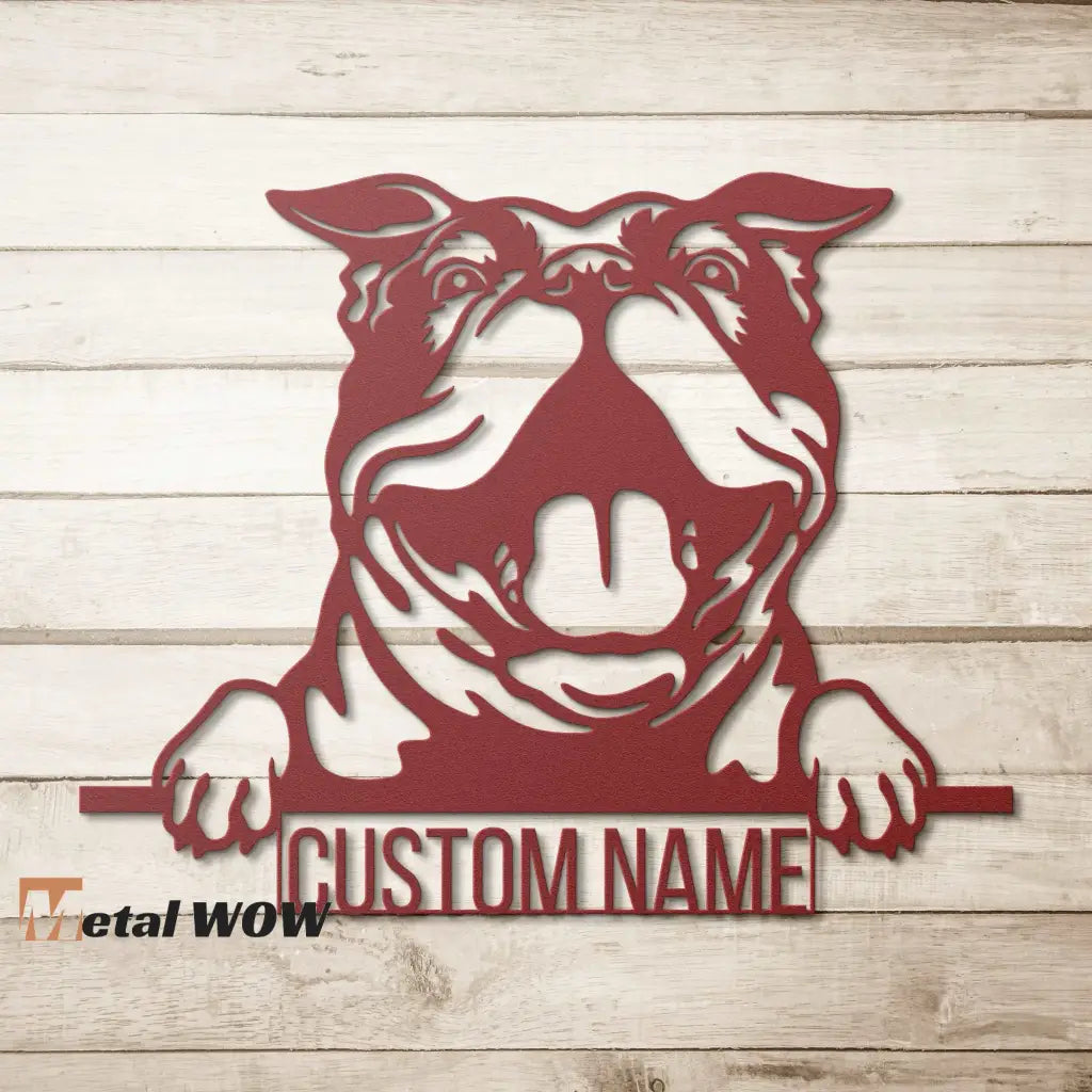 Custom Farm Dog Metal Wall Art - Metal WOW
