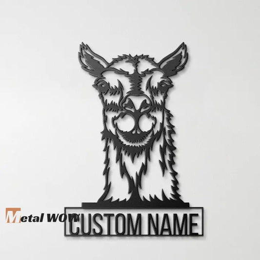 Custom Farm Goat Metal Sign - Metal WOW