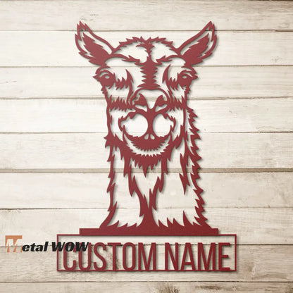 Custom Farm Goat Metal Sign - Metal WOW