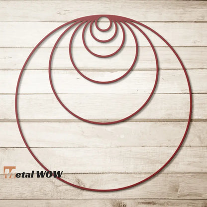 Fibonacci Golden Ratio Spiral Metal Sign - Metal WOW