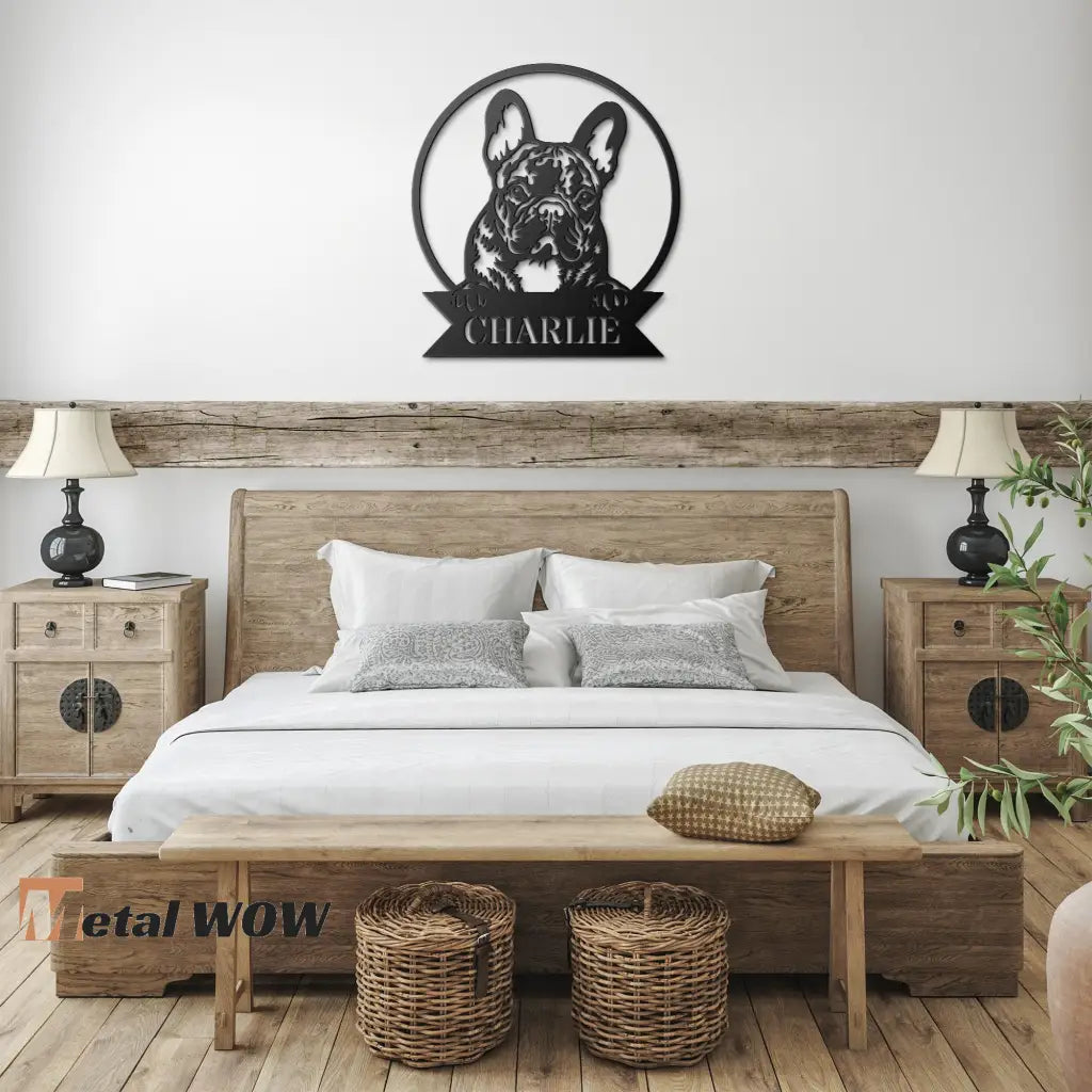 French Bulldog Metal Sign - Metal WOW