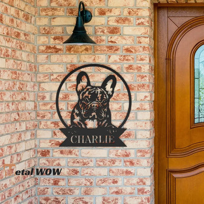 French Bulldog Metal Sign - Metal WOW