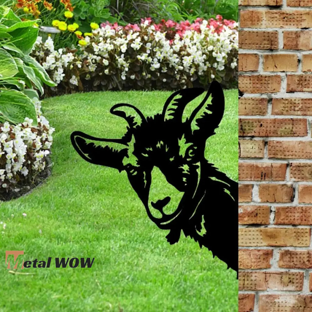 Goat Yard Metal Sign - Metal WOW