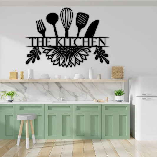 Personalized Metal Sign for Kitchen