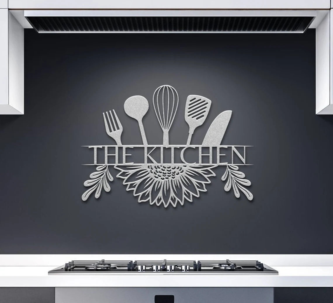 Personalized Metal Sign for Kitchen