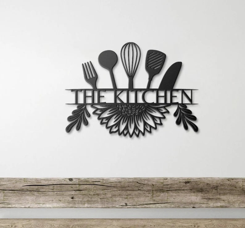 Personalized Metal Sign for Kitchen