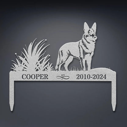 silver Memorial Gifts for Loss of Dog